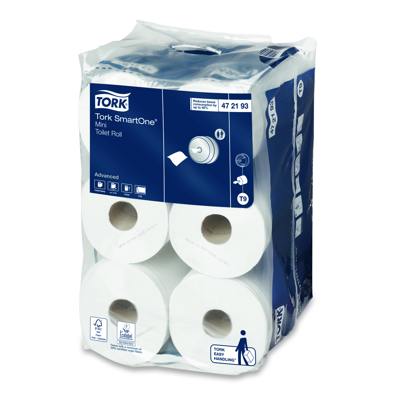Tork SmartOne Mini Toilettenpapier T9 Tork SmartOne Mini Toilettenpapier T9