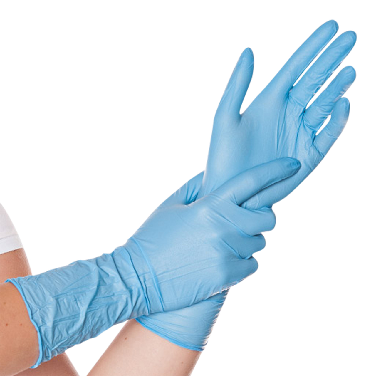 Nitril-Handschuhe Safe Long L blau