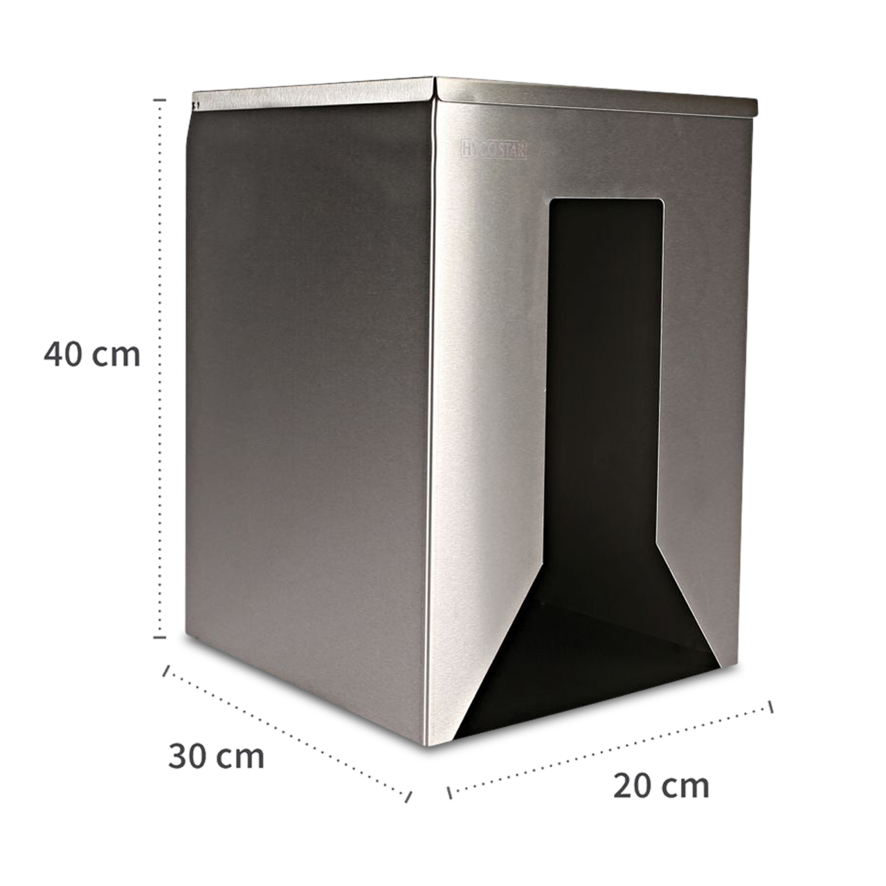 Spenderhalter für Besuchermäntel aus Edelstahl Spenderhalter für Besuchermäntel aus Edelstahl