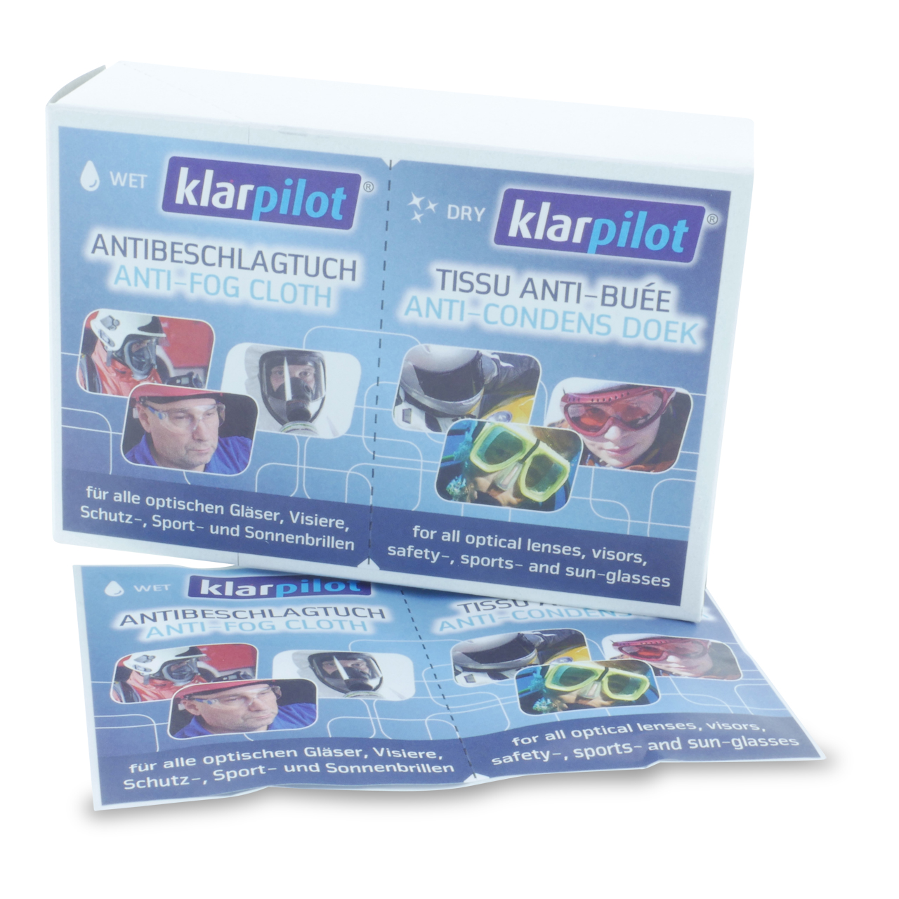 Anti-Beschlag-Tücher „kp-Comfort“ Anti-Beschlag-Tücher „kp-Comfort“