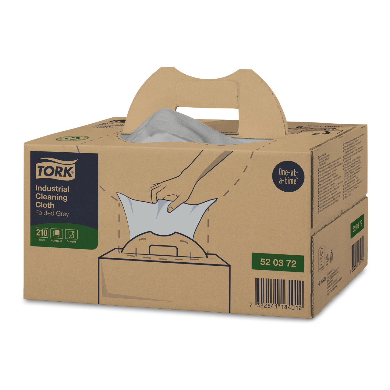 Tork Industrie-Reinigungstücher grau W7