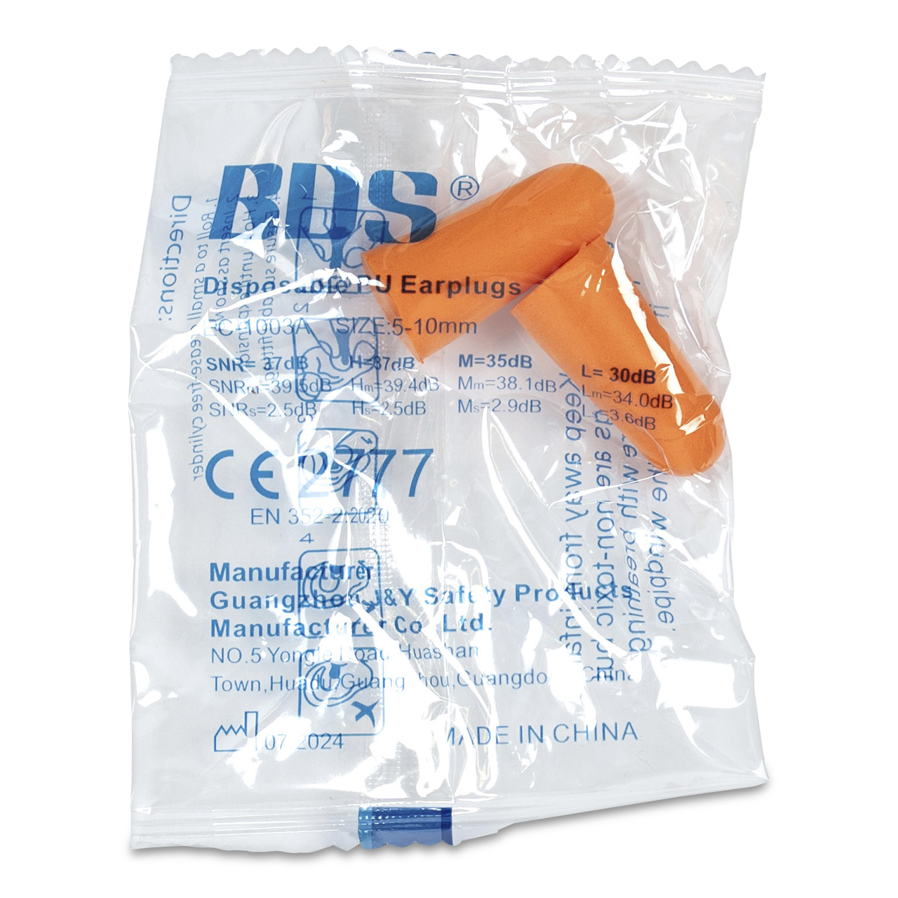 Gehörschutzstöpsel Comfort Plug orange SNR 37dB