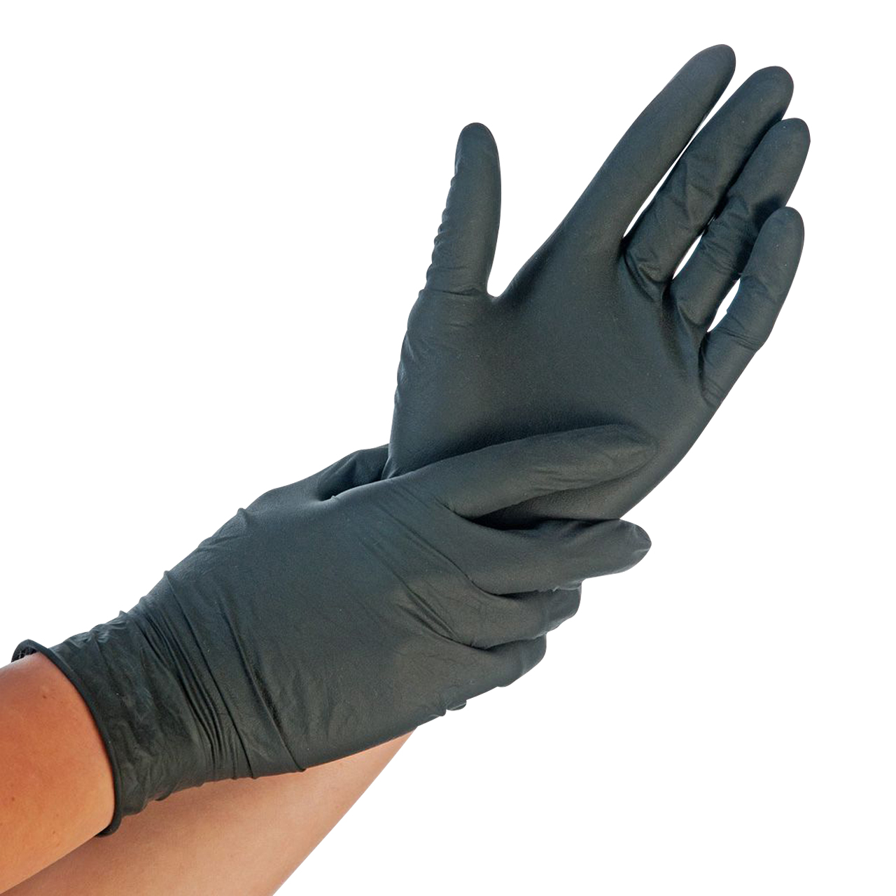 Nitril-Handschuhe Extra Safe schwarz XL