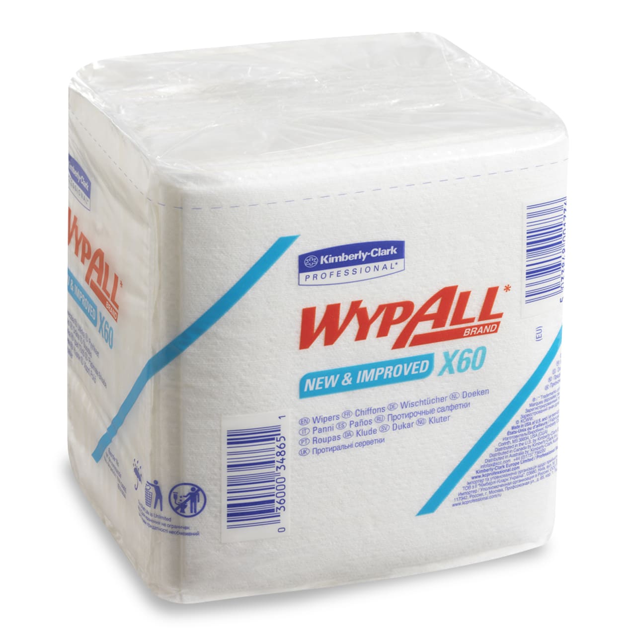 WypAll® X60 Wischtücher - viertelgefaltet