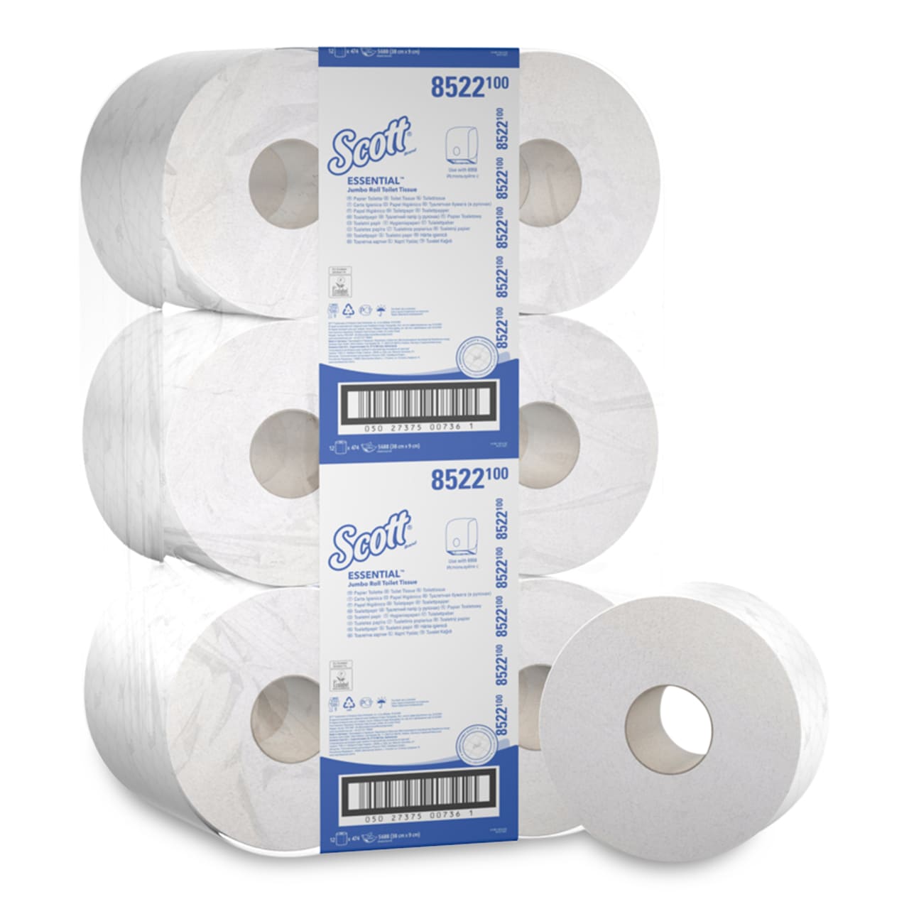 Scott® Essential™ WC-Papier - Mini Jumbo Rolle