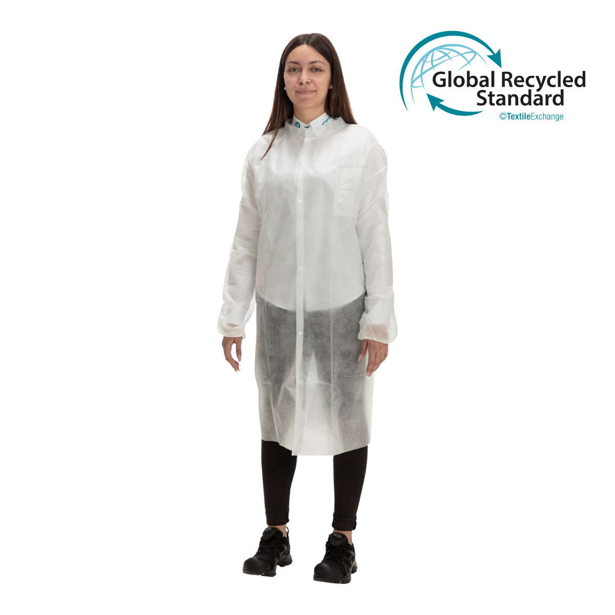 DELTASAFE® Besuchermantel D 40g/m2 RC50 Weiss L DELTASAFE® Besuchermantel D 40g/m2 RC50 Weiss L