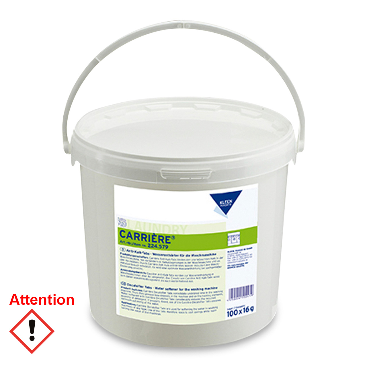 Carrière, Wasserenthärter, 100x15 g Eimer