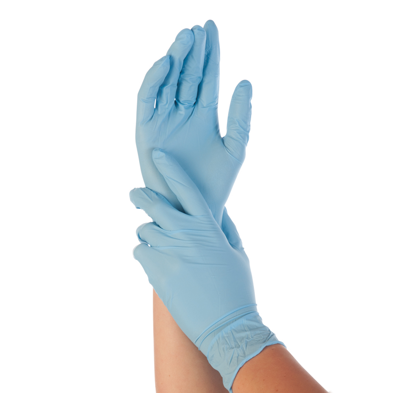 Nitril-Handschuhe Control Blau L
