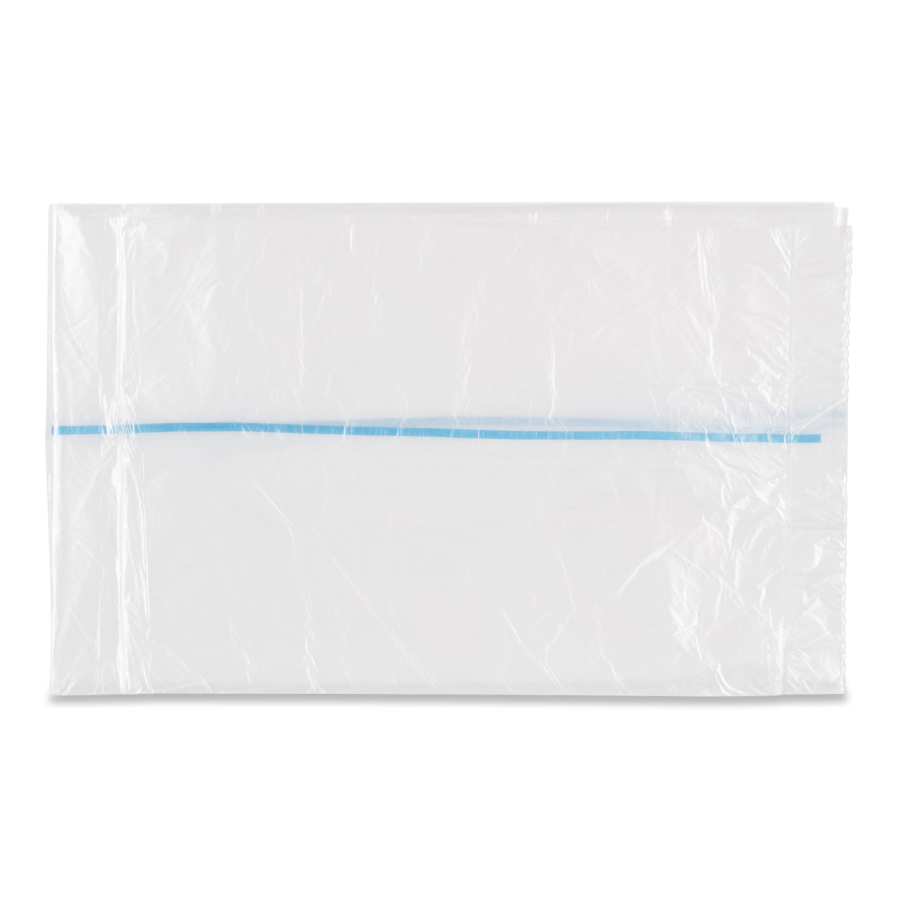 Abfallbeutel 55l mit Verschlussband, transparent Abfallbeutel 55l mit Verschlussband, transparent