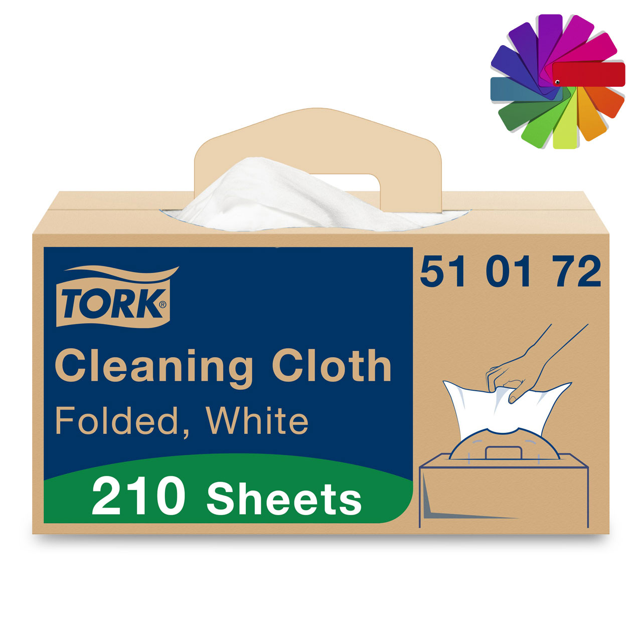 Tork Reinigungstücher, einzeln W7