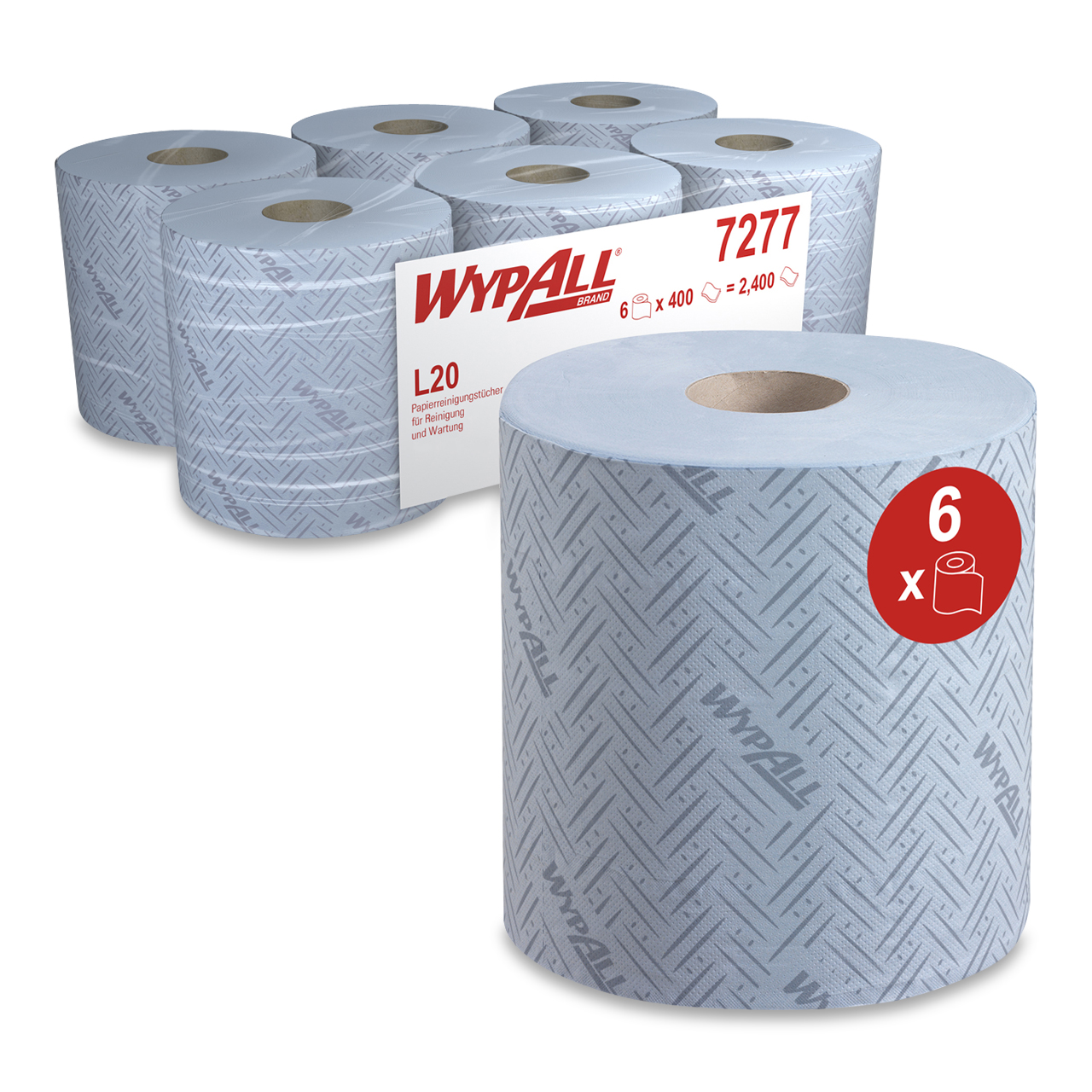 WypAll® L20 Wischtücher - Zentralentnahme