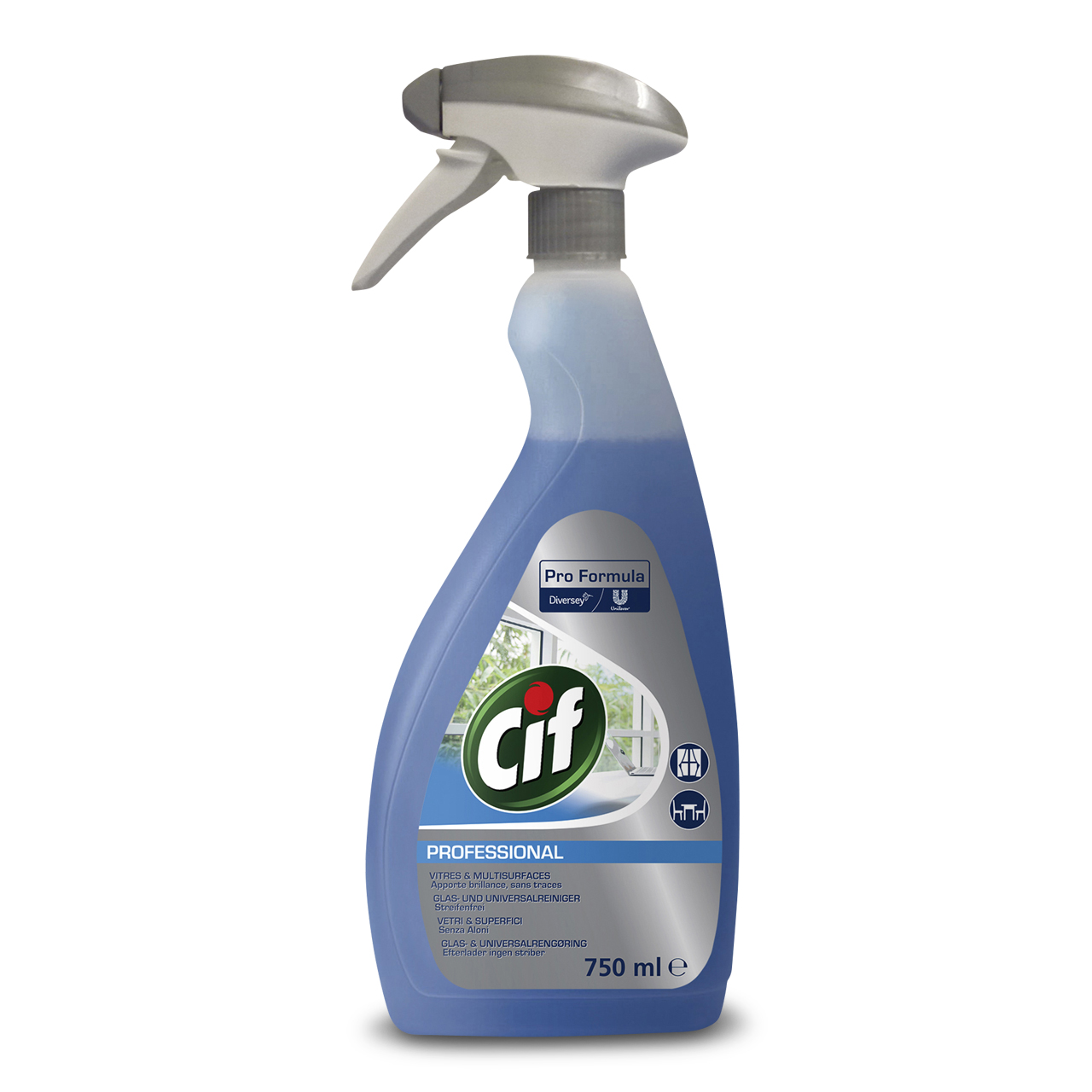 Cif Professional Glas- und Universalreiniger 750 ml Cif Professional Glas- und Universalreiniger 750 ml