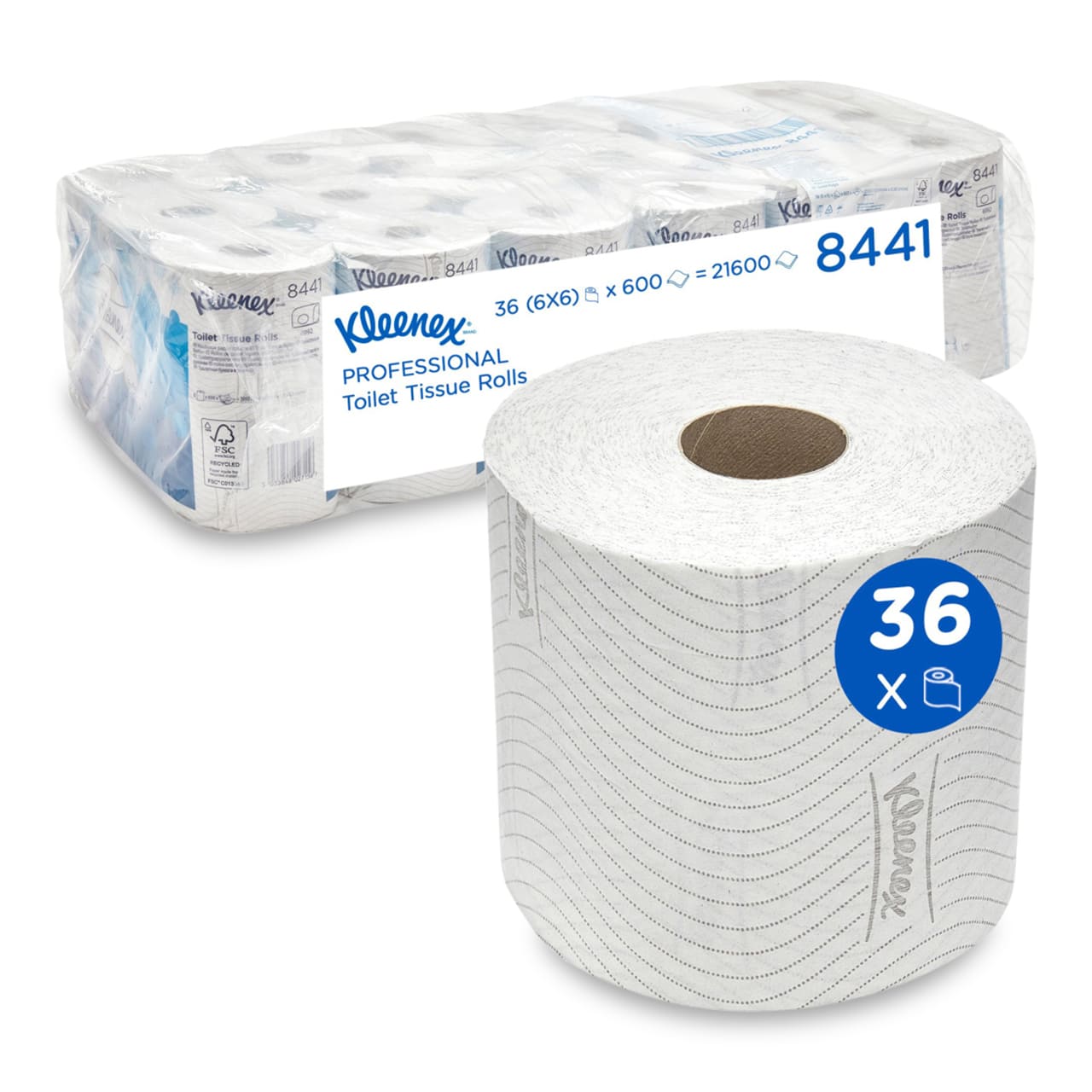 Kleenex® Standardrollen-Toilettenpapier