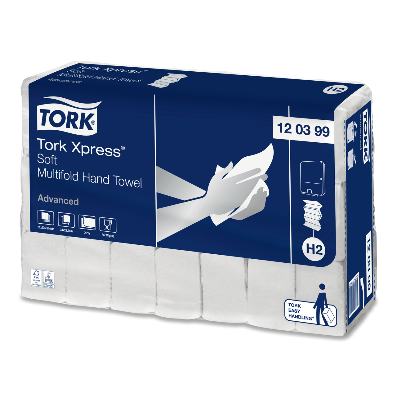 Tork Xpress® weiches Handtuch, M-Faltung Tork Xpress® weiches Handtuch, M-Faltung