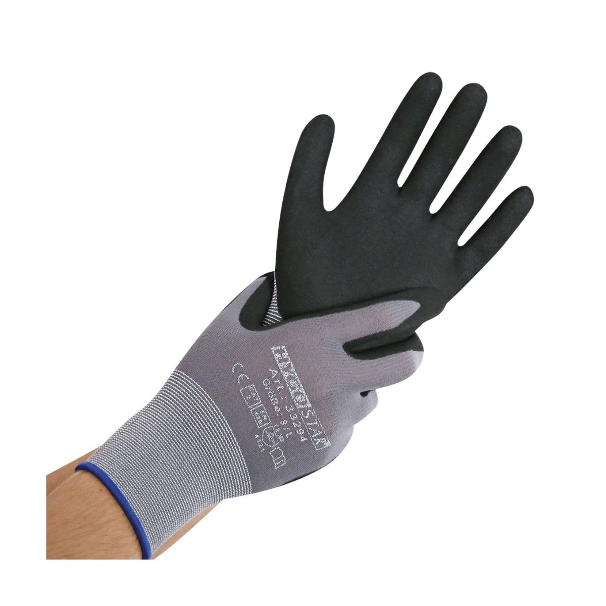Feinstrickhandschuhe Ergo Flex Grau