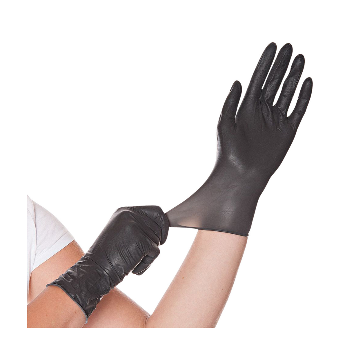 Latex-Handschuhe Diablo Schwarz