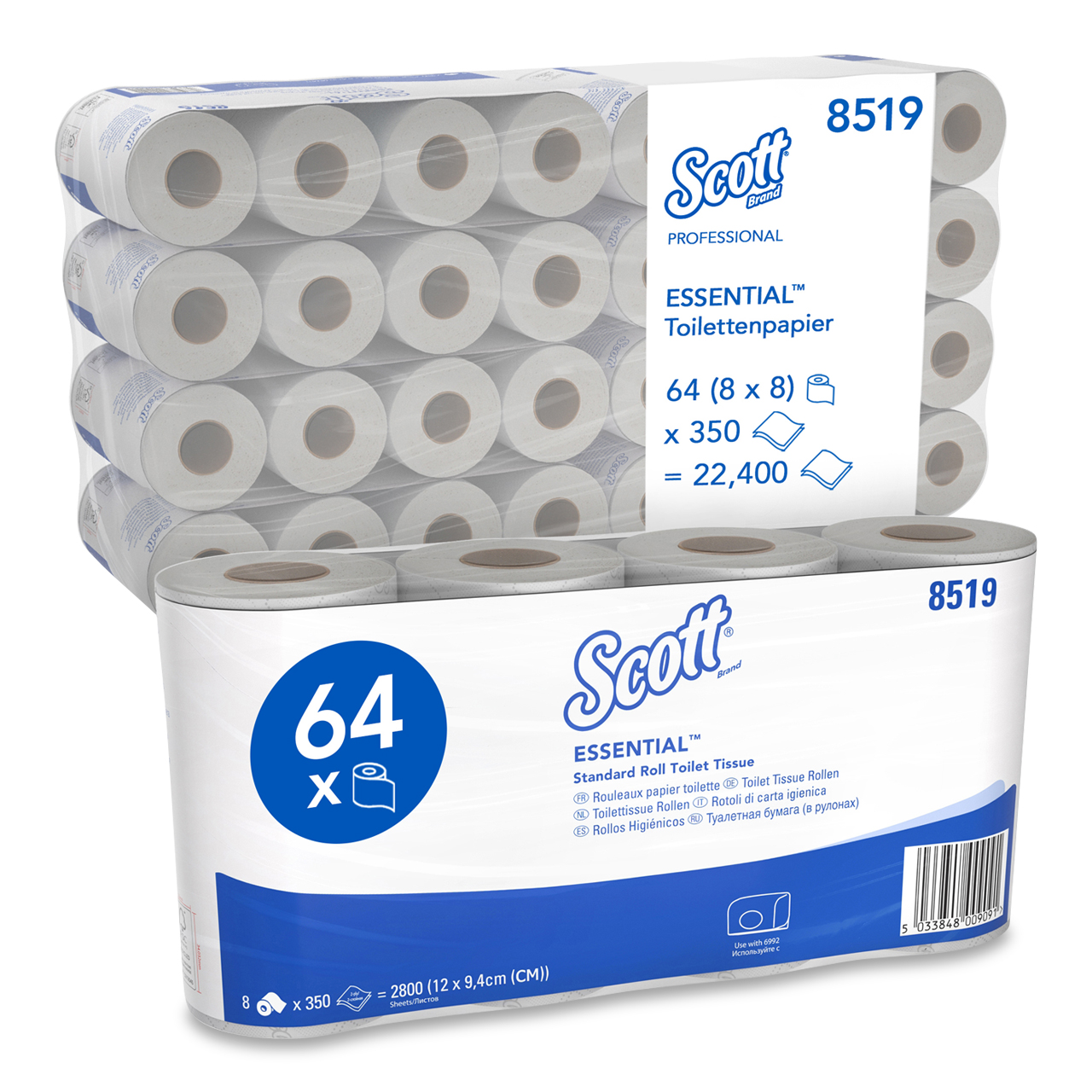 Scott® Essential™ WC-Papier - Standard Rolle