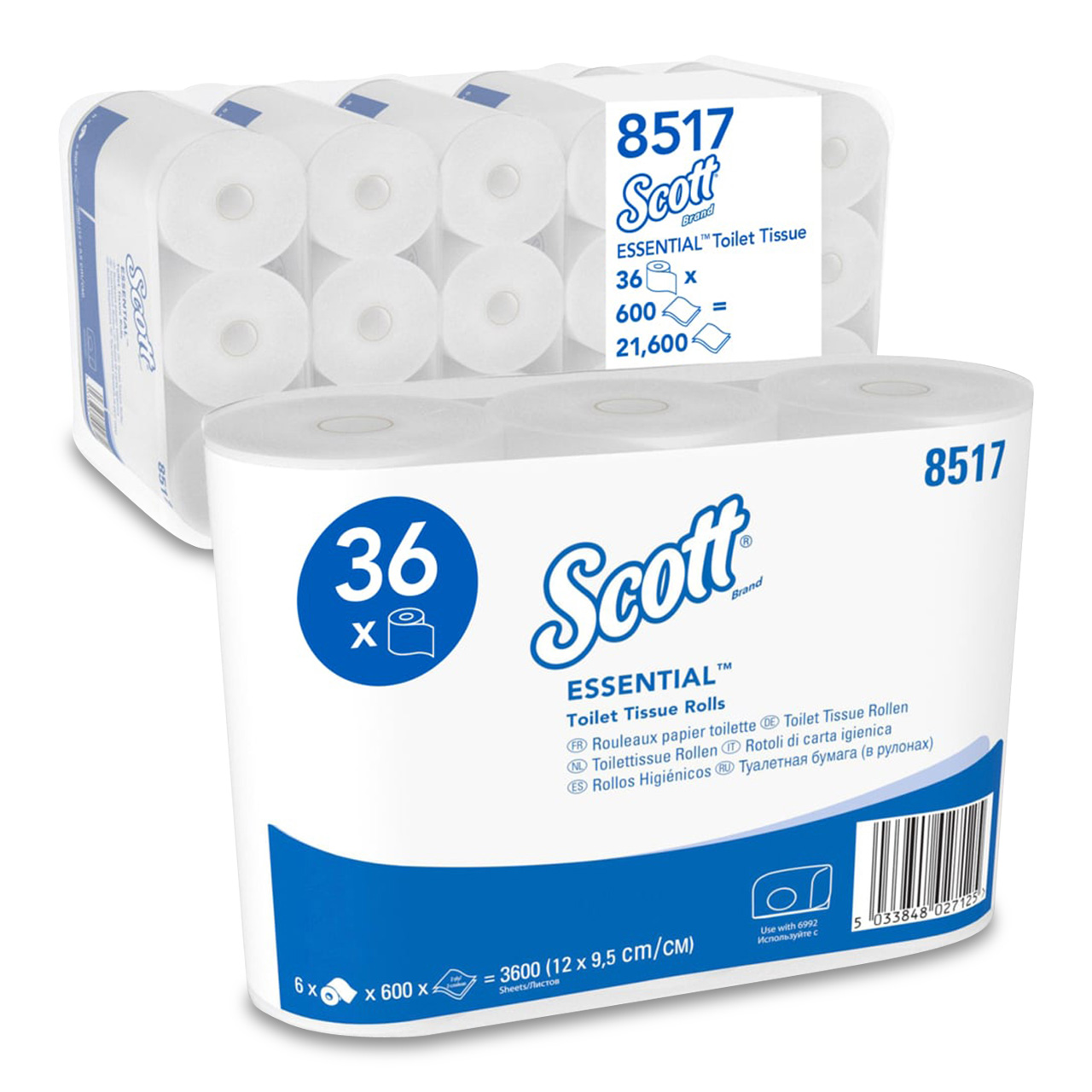 SCOTT® ESSENTIAL Toilet Tissue Standard 8517