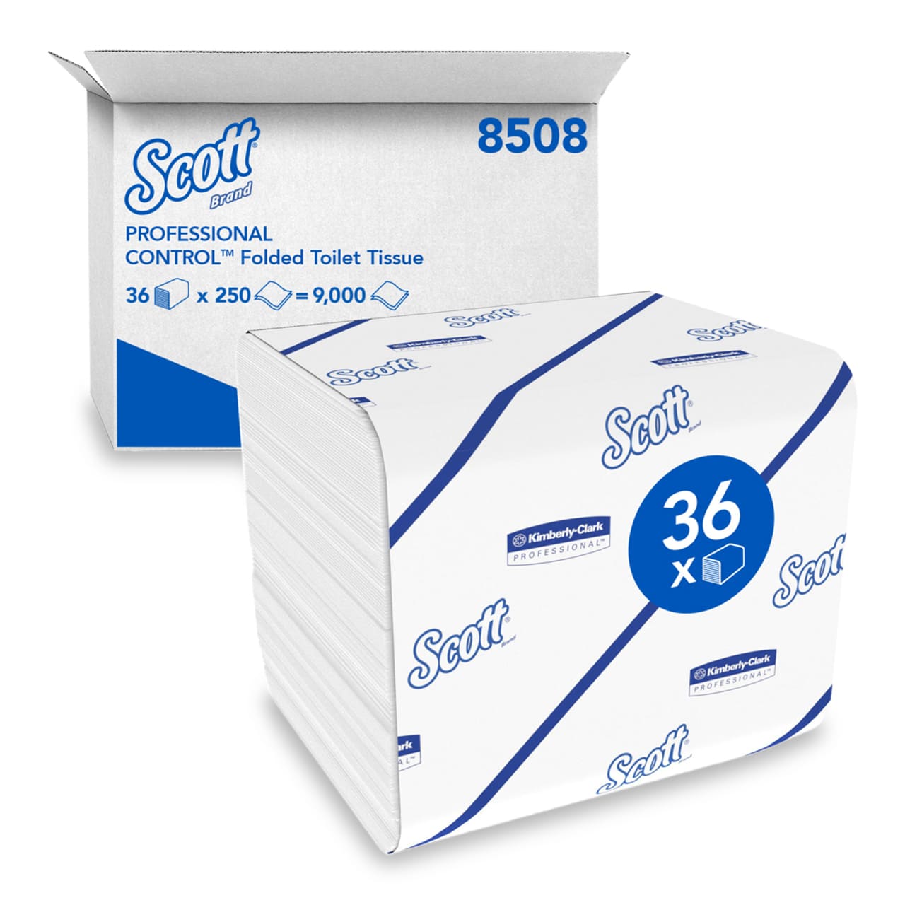 Scott® Control™ WC-Papier - Einzelblattsystem Scott® Control™ WC-Papier - Einzelblattsystem
