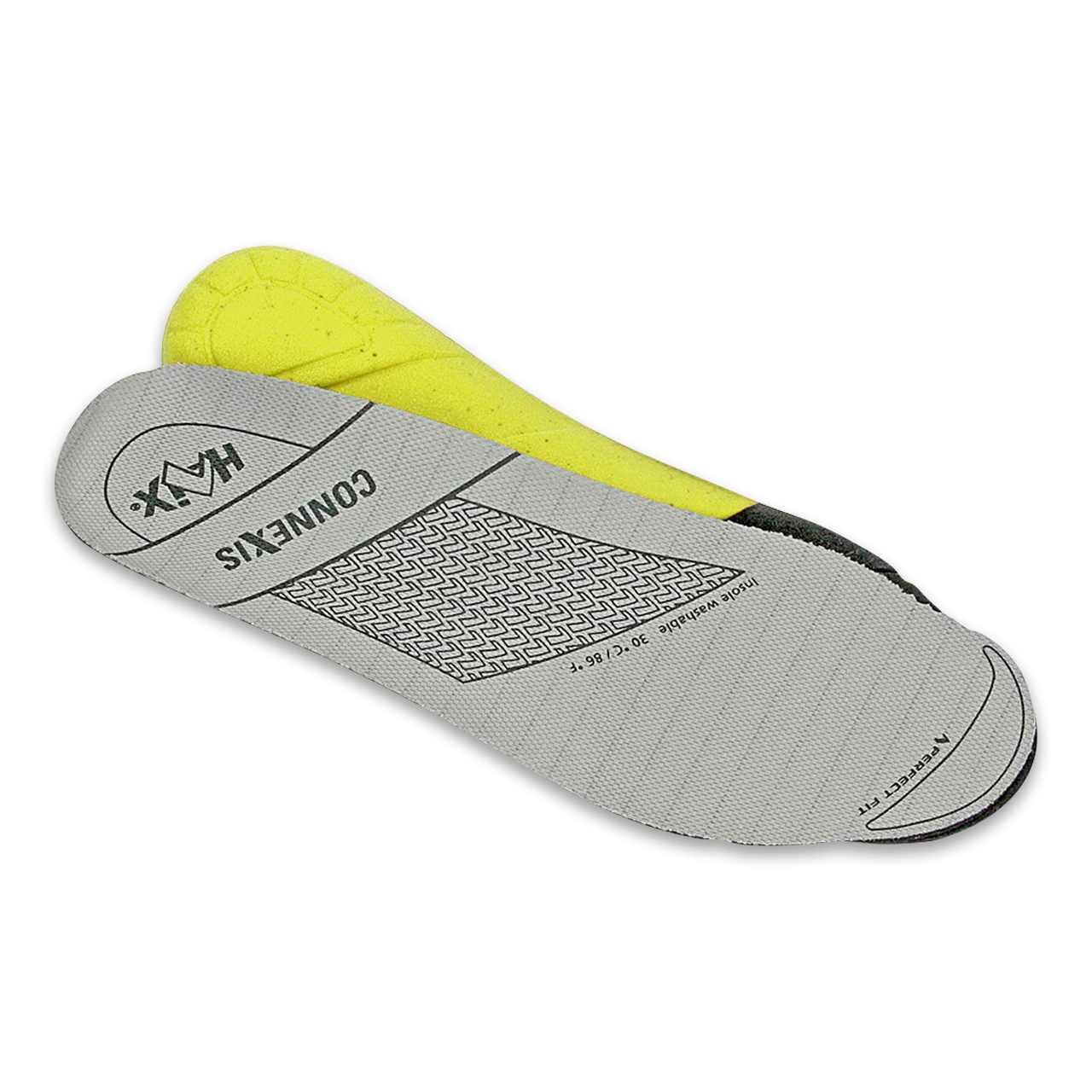 Einlegesohle CONNEXIS Safety wide/yellow UK 9.0