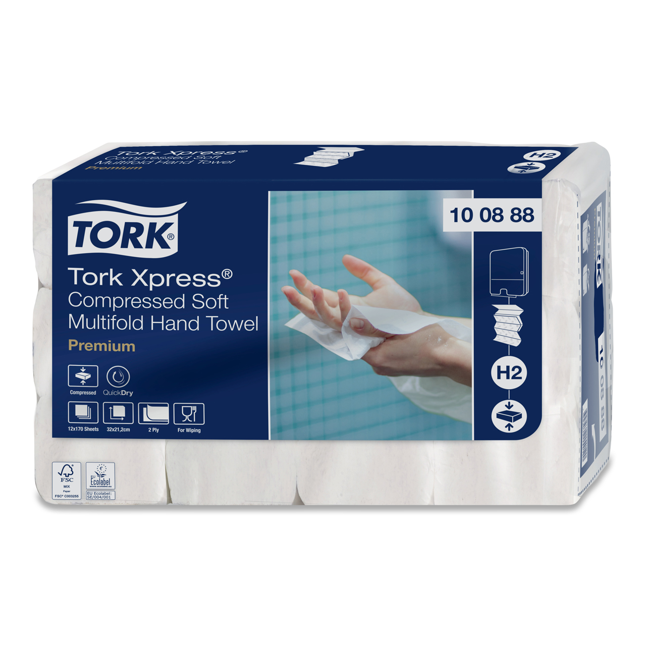 Tork Xpress® Komprimierte Weiche Handtücher Tork Xpress® Komprimierte Weiche Handtücher