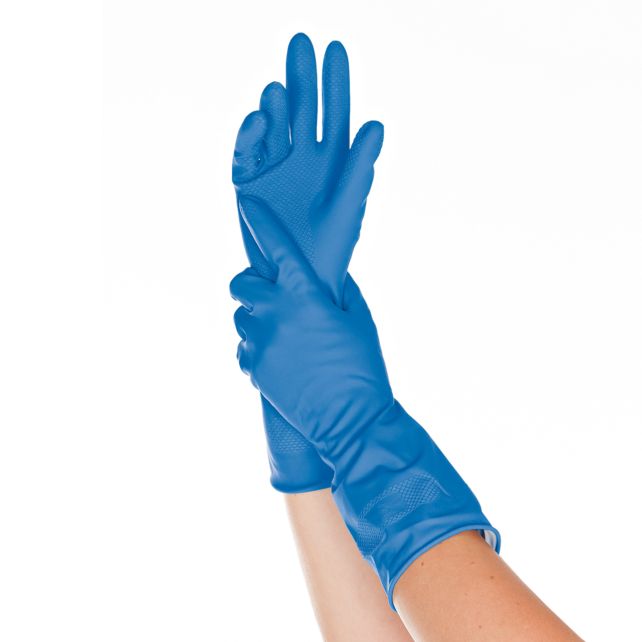 Latex-Handschuhe Bettina Blau L Latex-Handschuhe Bettina Blau L