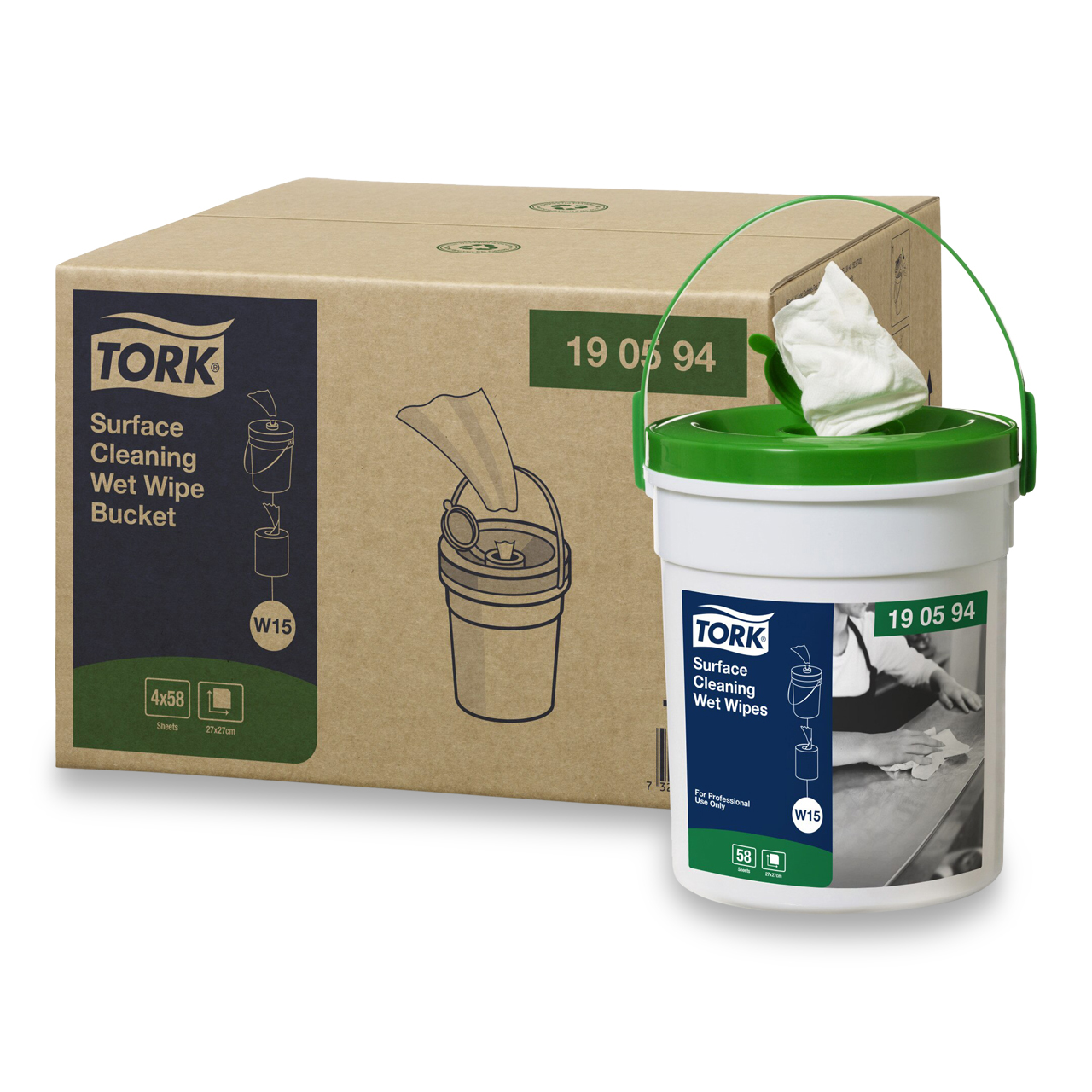 Tork Feuchte Oberflächenreinigungst. W14