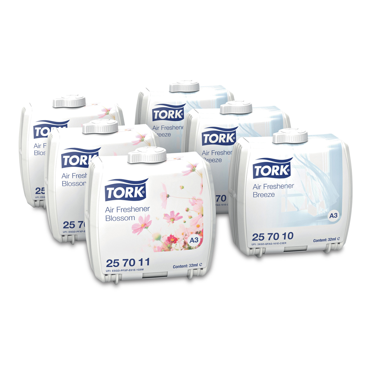 Tork Duftbeutel für Kontinuierlichen Lufterfrischer im Mix Pack