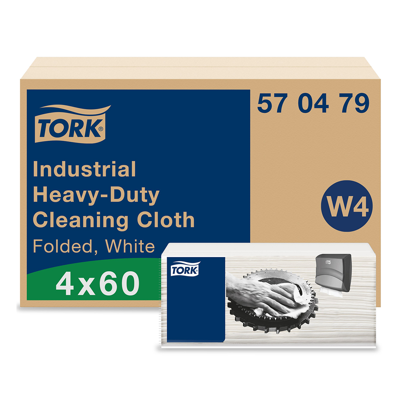 Tork Extra-Starke Reinigungstücher weiß W4