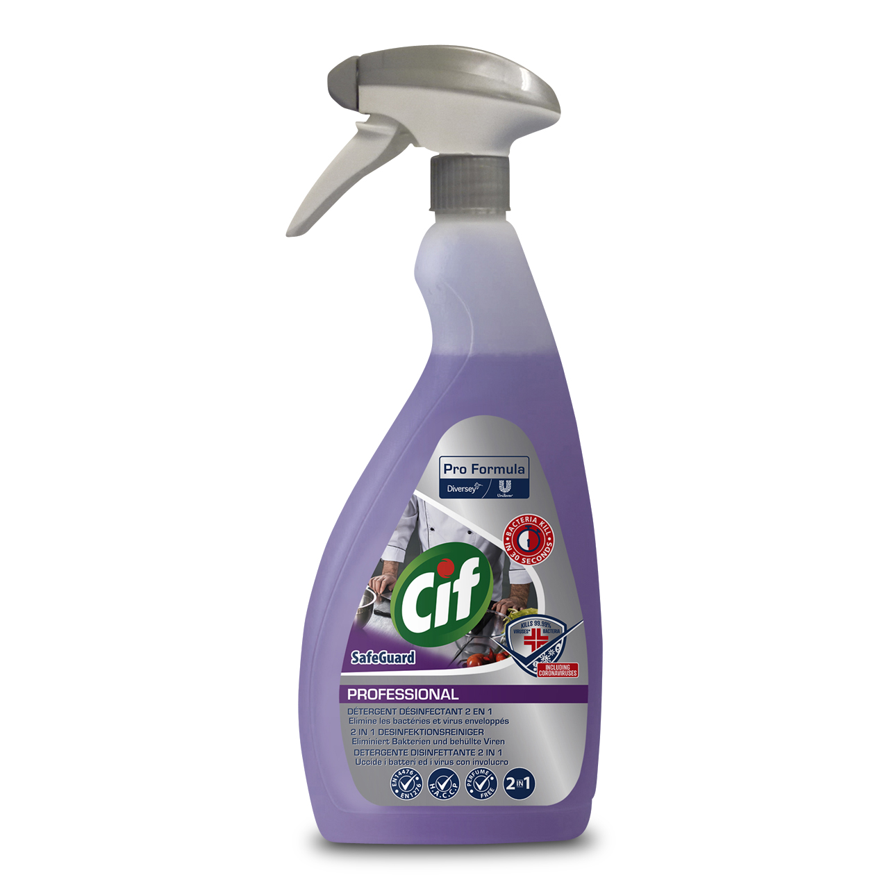 Cif Professional Safeguard 2in1 Desinfektionsreiniger 750 ml Cif Professional Safeguard 2in1 Desinfektionsreiniger 750 ml