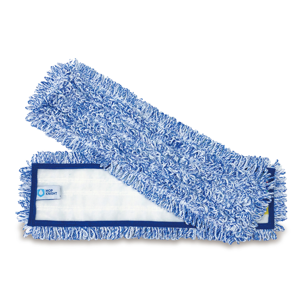 axiquip® Mikrofaser/Baumwolle Klett Mop 30cm blau