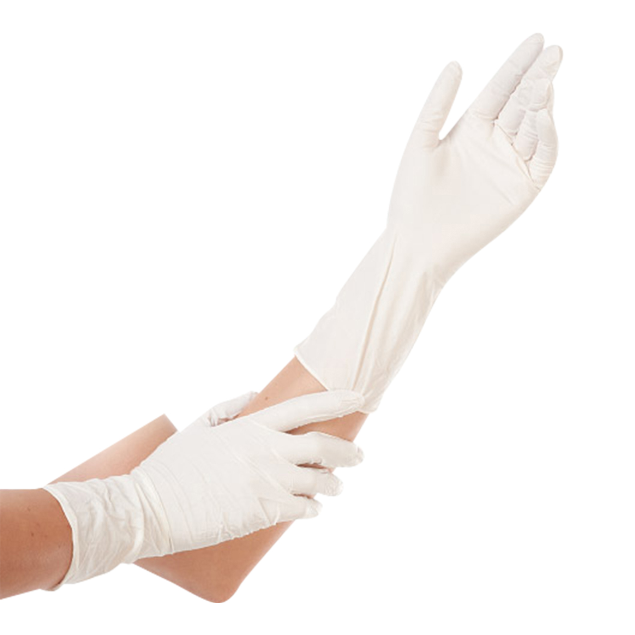 Nitril-Handschuhe Safe Long S weiss