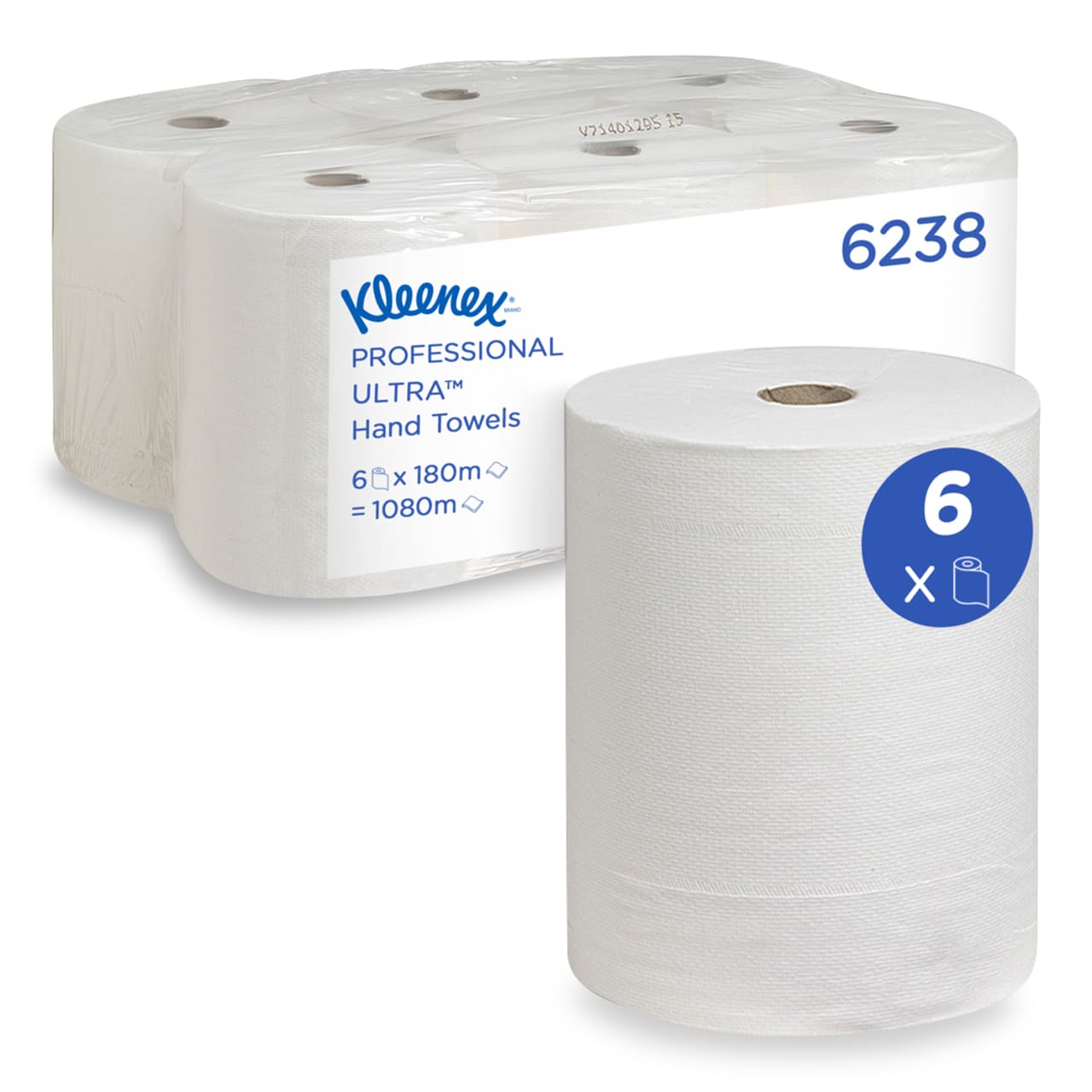 Kleenex® Ultra™ Papierhandtuchrolle, 2-lagig