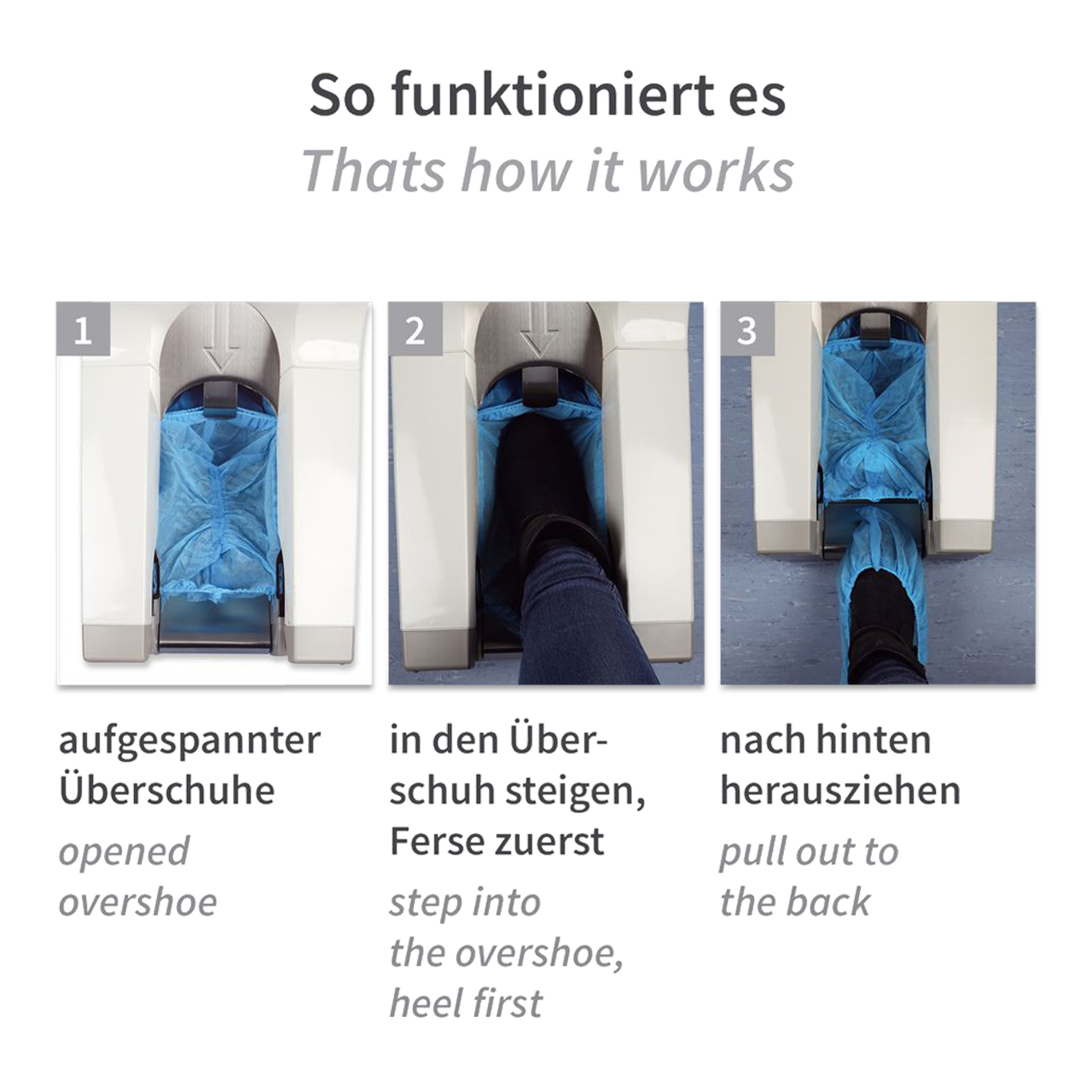 Überschuhspender HYGOMAT COMFORT Überschuhspender HYGOMAT COMFORT