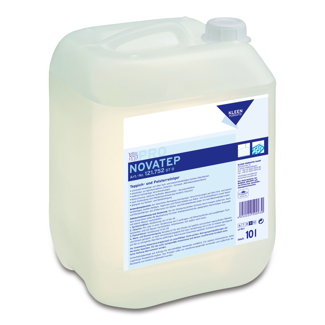 Novatep, Teppichreiniger, 10 l Kanister