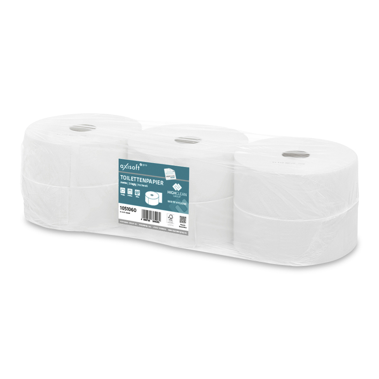 axisoft® Pro Jumbo Toilettenpapier axisoft® Pro Jumbo Toilettenpapier