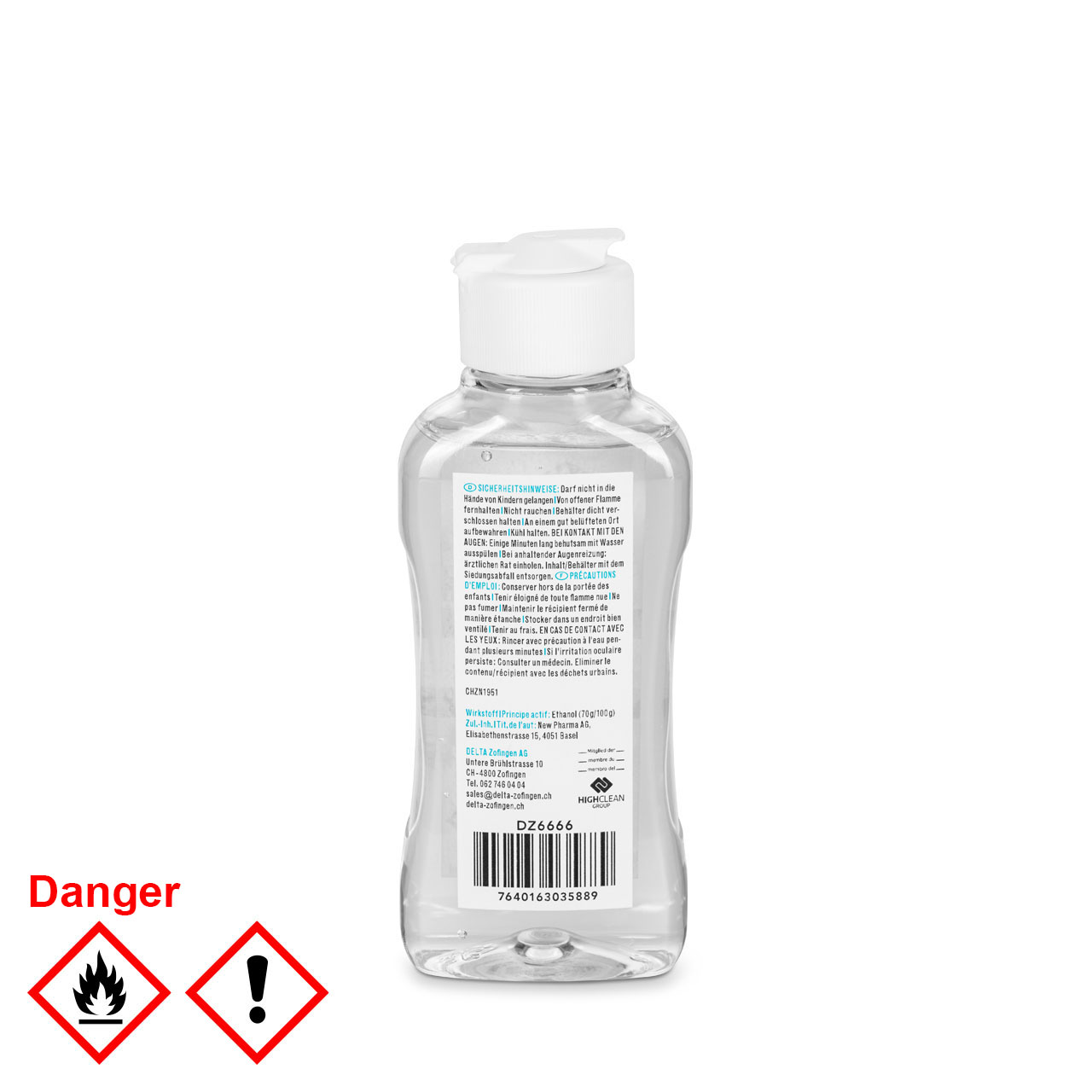 DELTACLEAN® Handdesinfektionsgel 100 ml