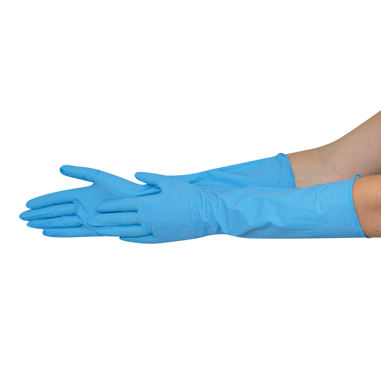 Nitril-Handschuhe Extra Safe Superlong blau S