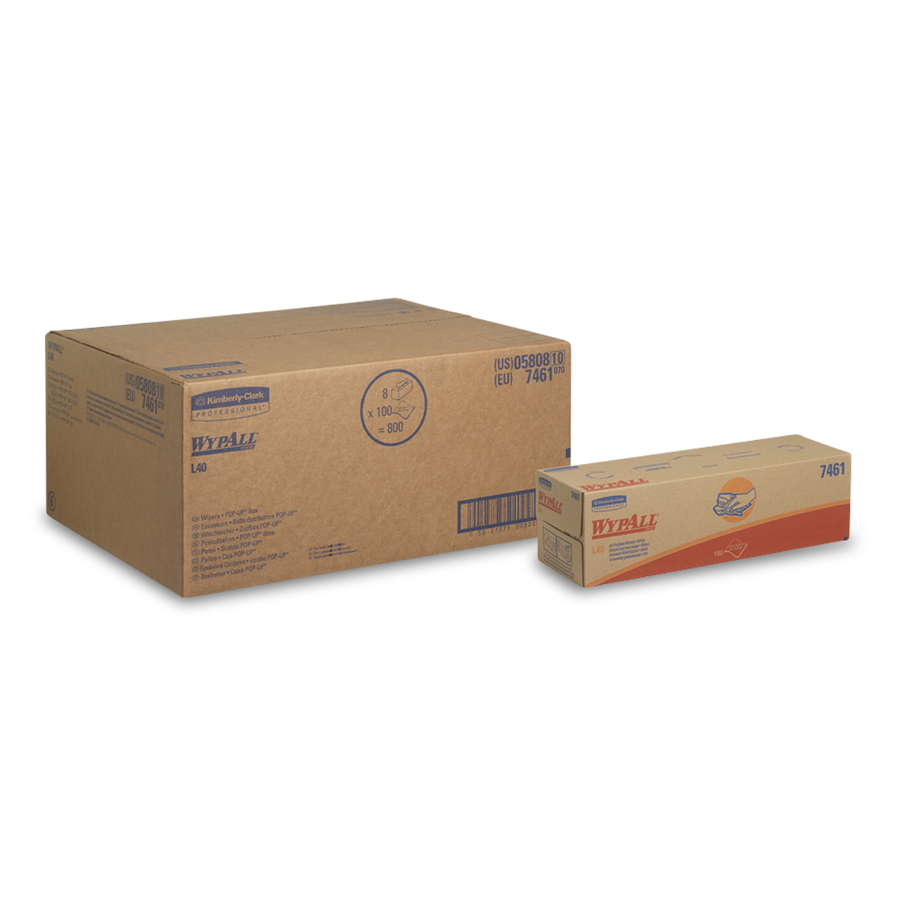 WypAll® L40 Wischtücher - Zupfbox / Weiss