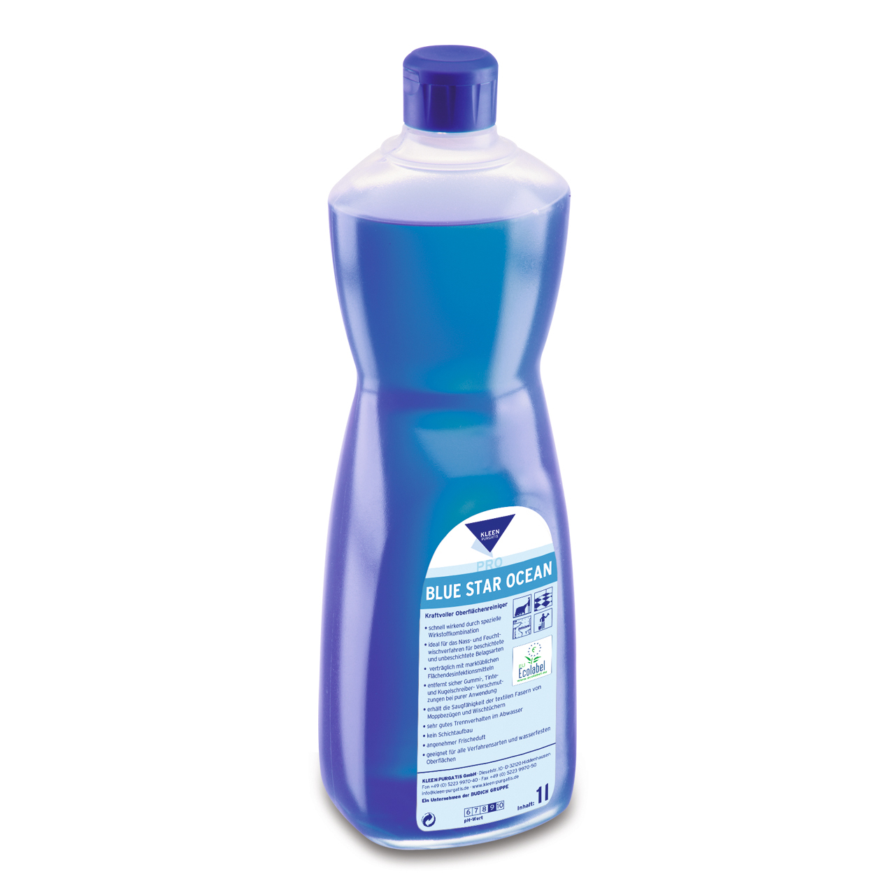 Blue Star Ocean, Mehrzweckreiniger, 6x1 l Flasche