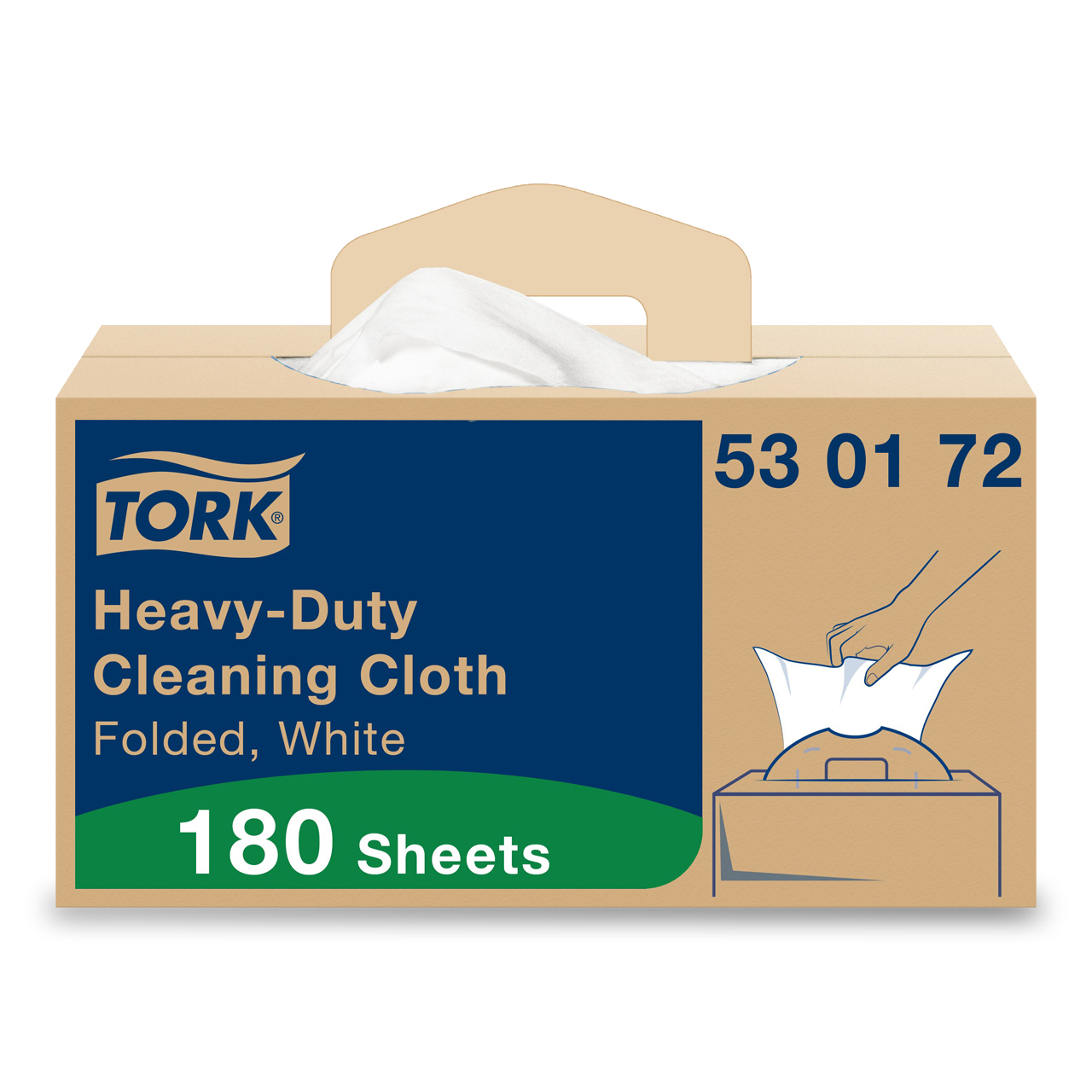 Tork Extra-Starke Reinigungstücher weiss W7