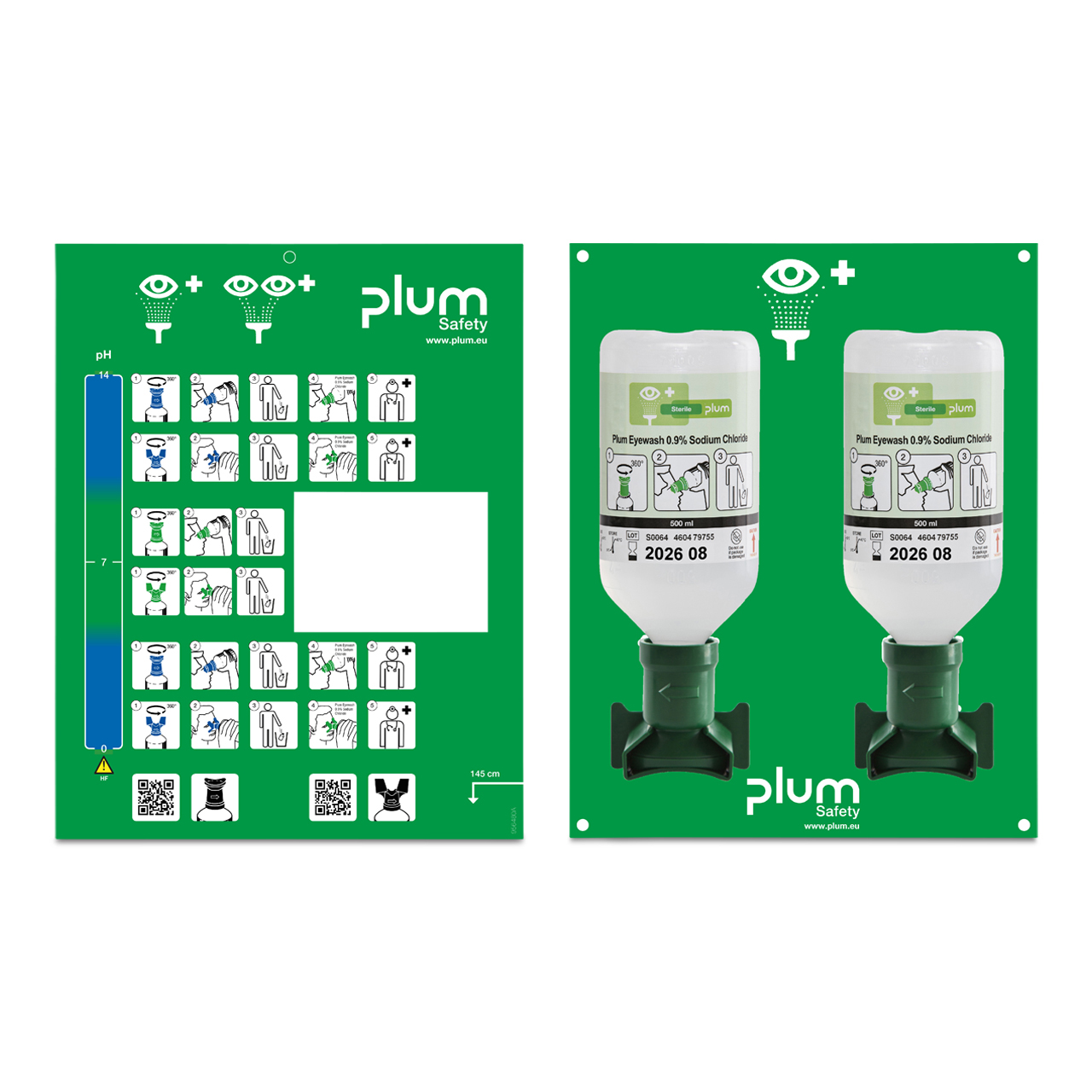 PLUM Augenspülstation 2x NaCl à 500 ml PLUM Augenspülstation 2x NaCl à 500 ml