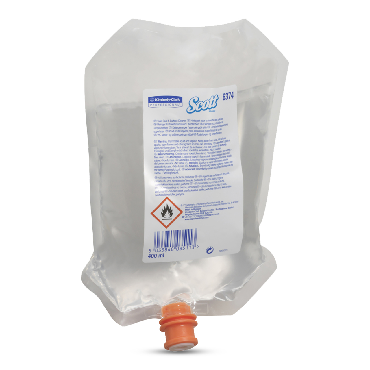 Scott® Reiniger für Toilettens. und Oberfl. 400ml Scott® Reiniger für Toilettens. und Oberfl. 400ml