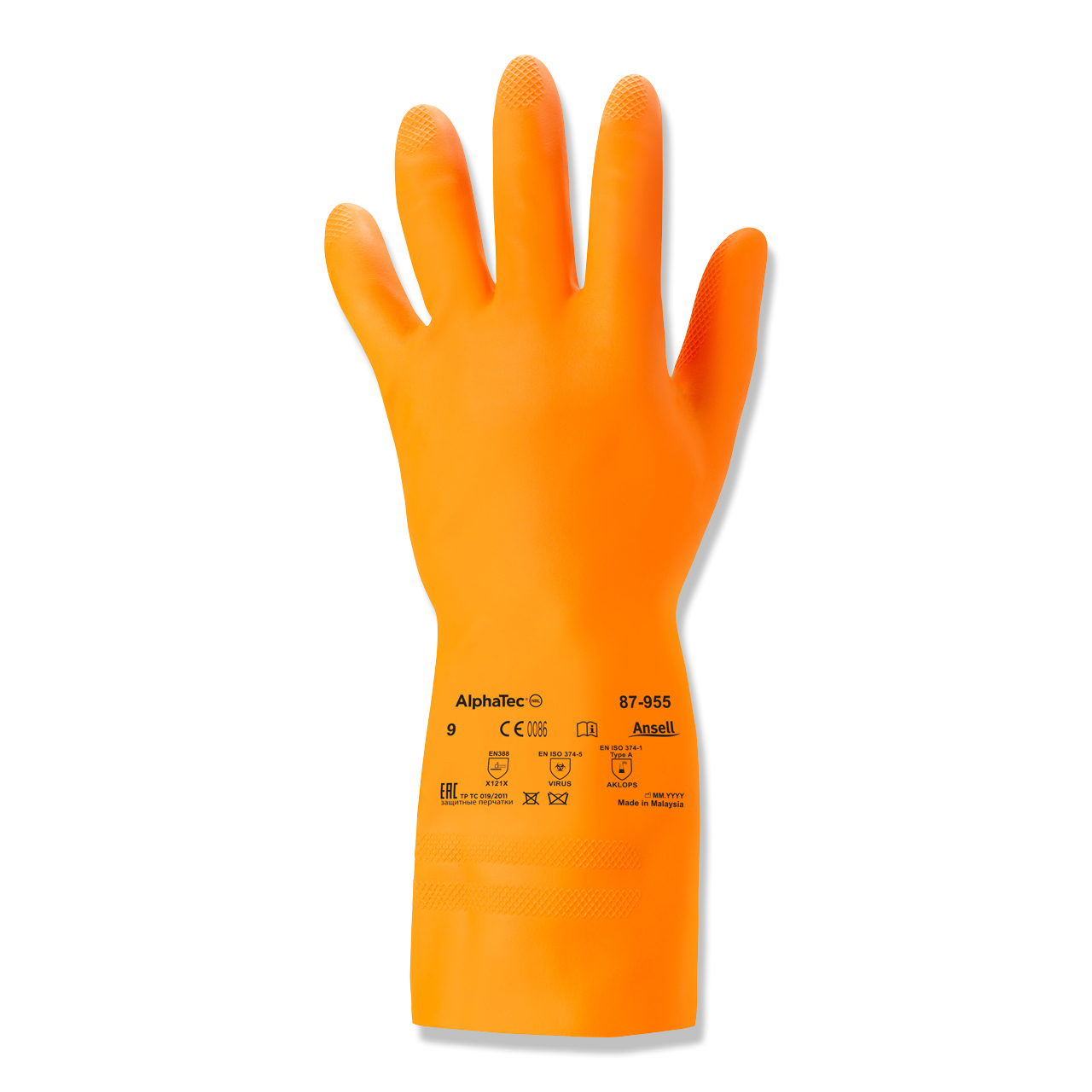 AlphaTec® 87-955 Orange Gr. 11