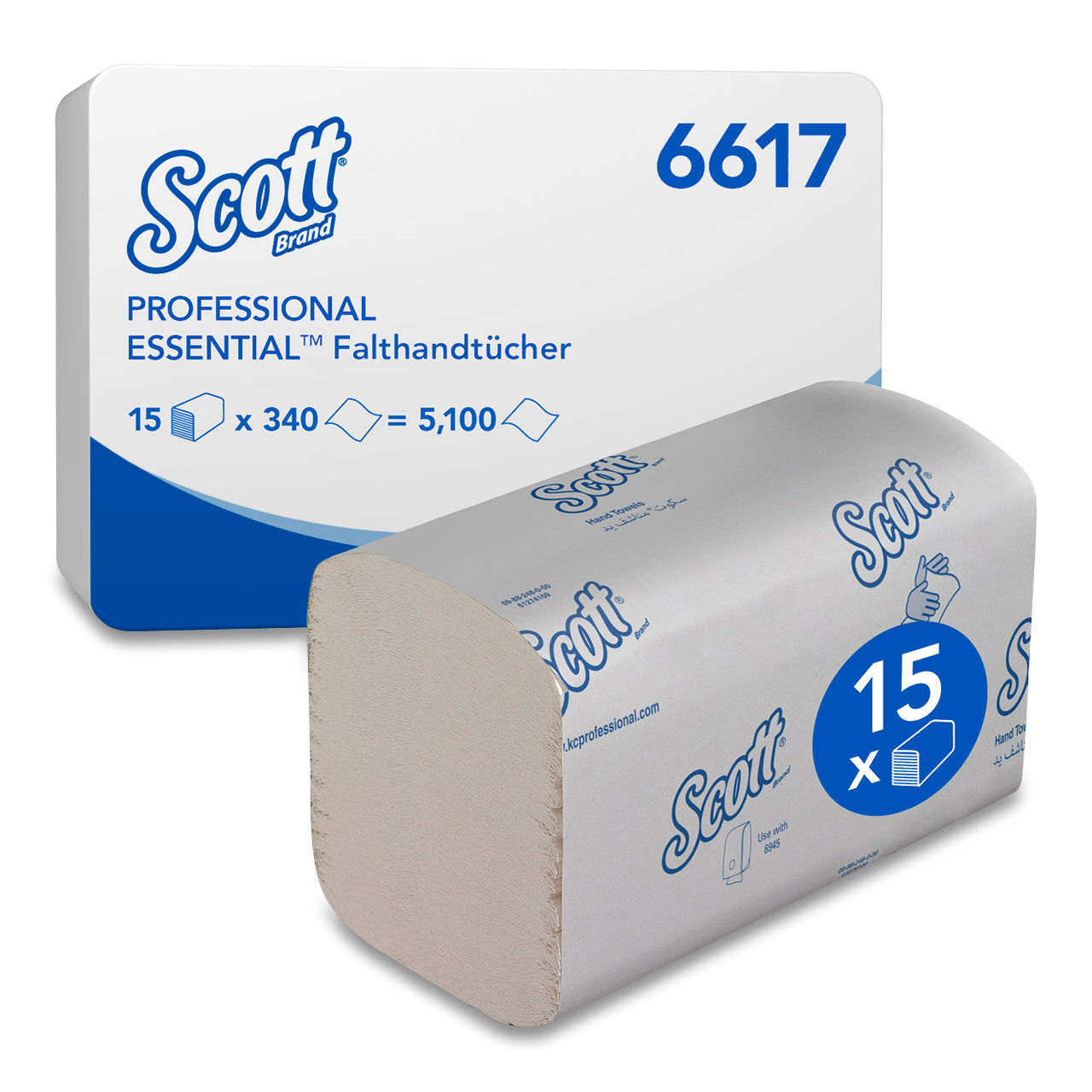 Scott® Essential™ Handtücher - Interfold