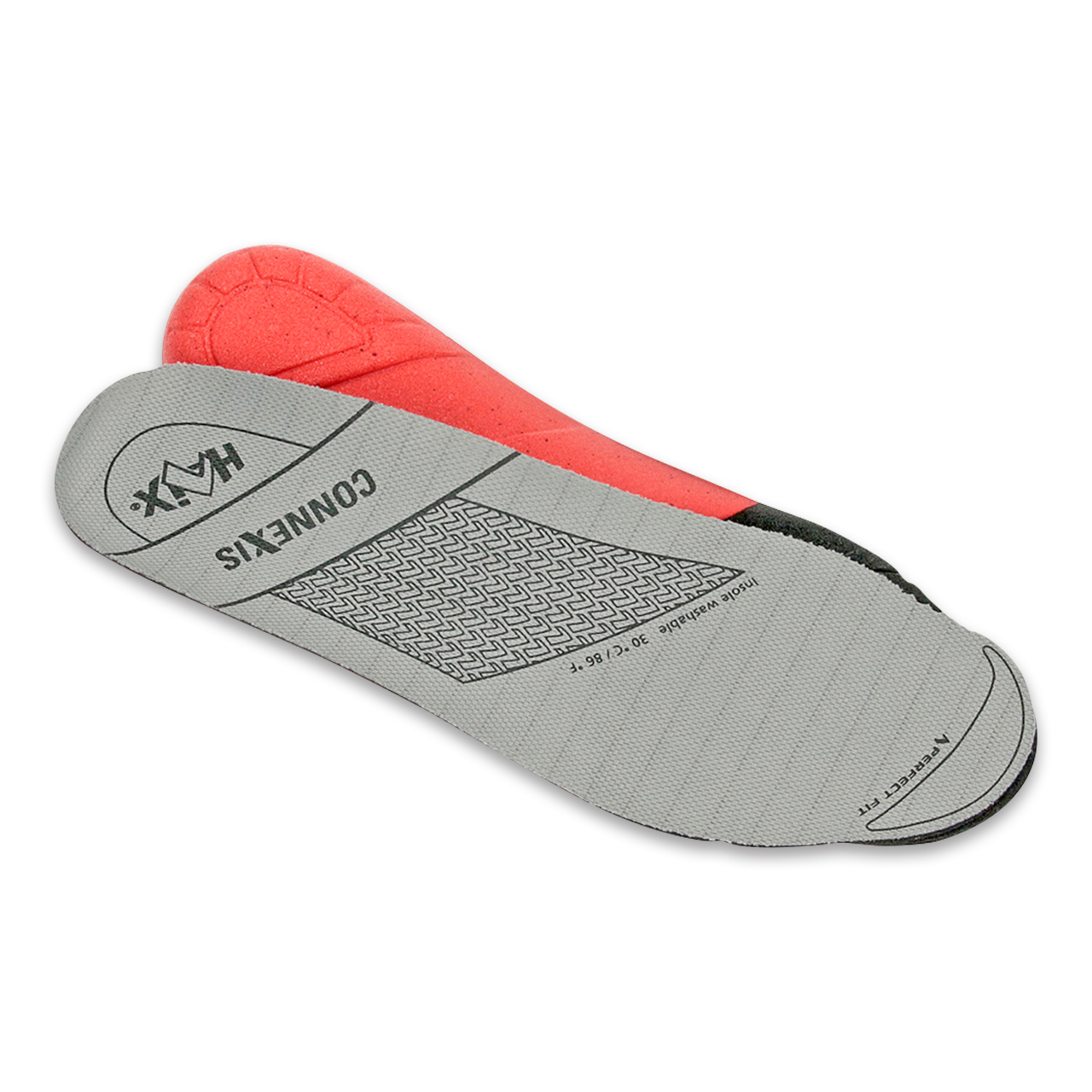 Einlegesohle CONNEXIS Safety medium/red